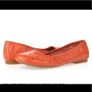 KORK Ease leather comfort perforated ballet flats 8